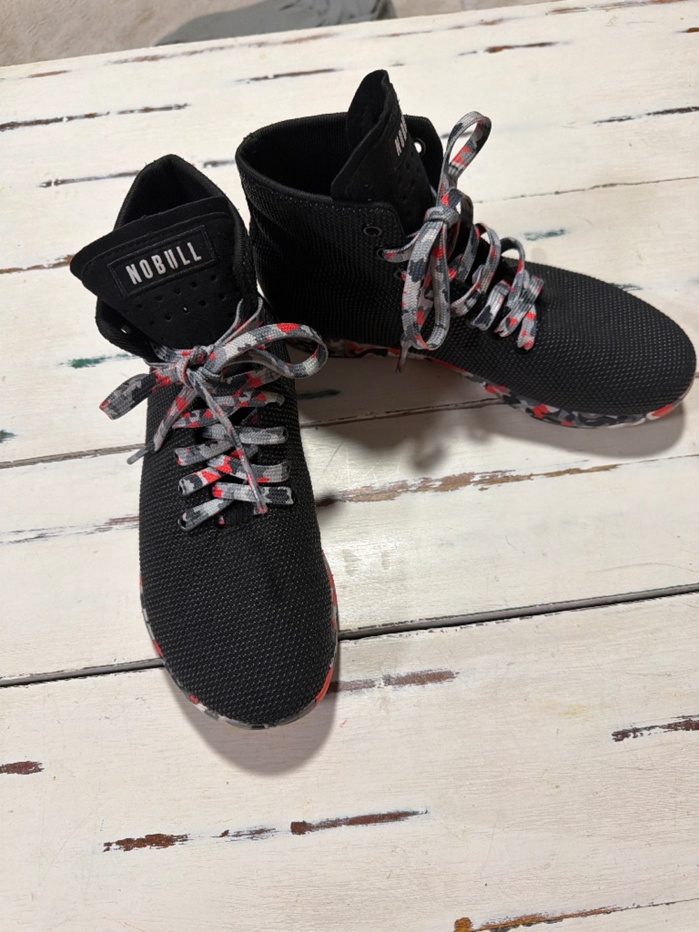 Nobull High Top Trainer Shoes Crossfit Training Superfabric Mens Size 6.5 Black